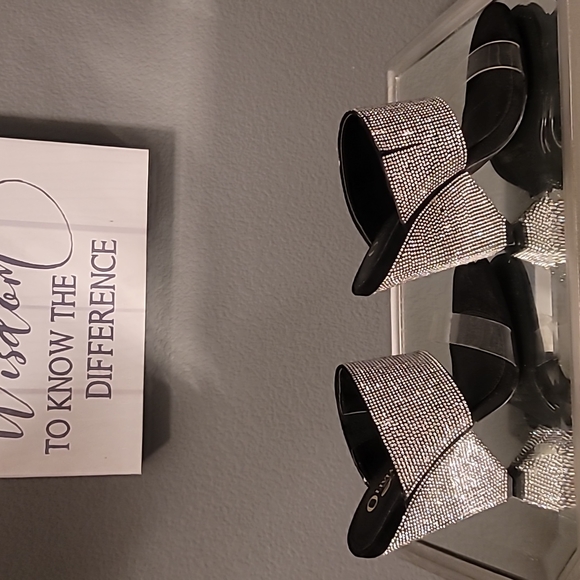 justin sandals rhinestones